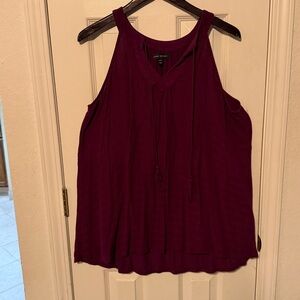 Lane Bryant Rich Purple Blouse